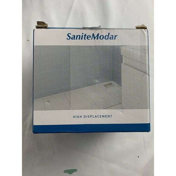 SaniteModar Shower Drain 4 inch with Removable Square Hole Panel - Picture 2 of 5